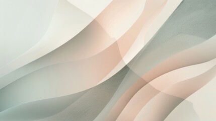 Obraz premium Abstract beige color wave flowing express the energetic signal. Seamless texture of vividness curve swirling convey sense of harmony and wonderful scene perfect for effect and graphic design. AIG51.