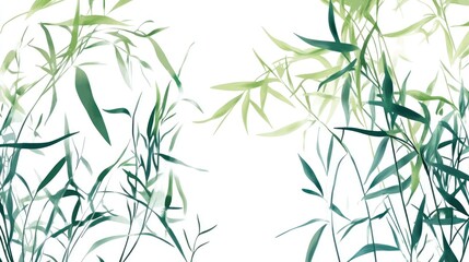 Fototapeta premium Abstract botanical foliage design