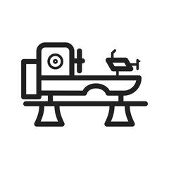 Machine icon vector image. Suitable for mobile apps, web apps and print media.