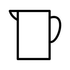 Milk Jug icon vector image. Suitable for mobile apps, web apps and print media.
