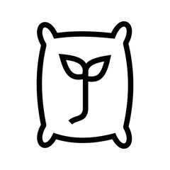 Seeds icon vector image. Suitable for mobile apps, web apps and print media.