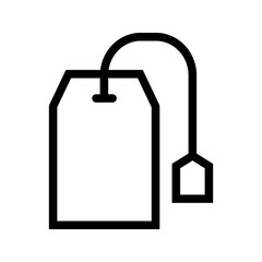 Tea Bag icon vector image. Suitable for mobile apps, web apps and print media.