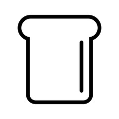 Toast icon vector image. Suitable for mobile apps, web apps and print media.