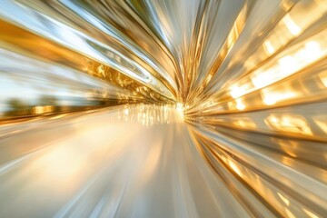 Golden tunnel of speed