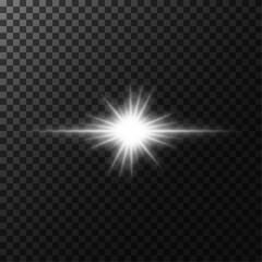 abstract effect, flash, new star, blue color.eps