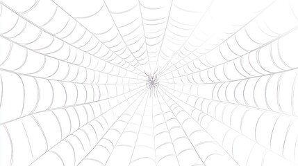 Detailed spider web graphic