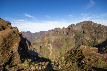 Pico Ruivo Hiking Trail, Madeira, Portugal.