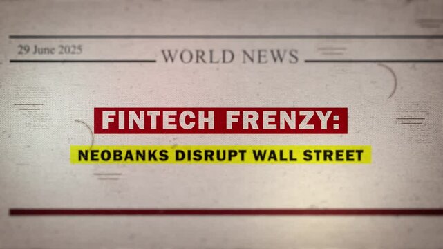 Fintech Frenzy Neobanks Disrupt Wall Street