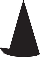Fototapeta premium silhouette of a cone