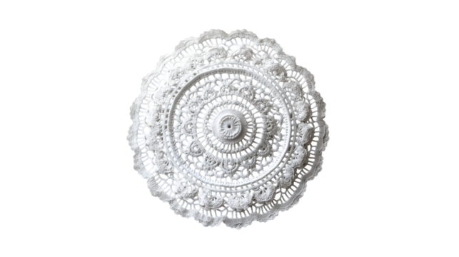 Crochet Mandala Bohemian Round Lace Home Decor.