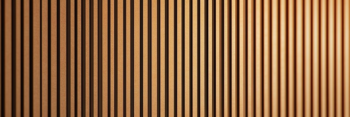Obraz premium Warm brown-toned vertical wood grain digital image.