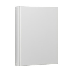 Naklejka premium Blank White Book Cover Mockup: Perfect for Design Presentation