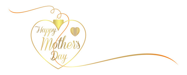 happy mother's day.letter decoration vector illustration 4