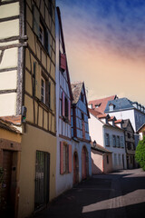 Charming medieval architecture in Colmar, Alsace, France

