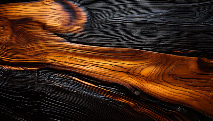 Fototapeta premium Czarne drewno tło fototapeta