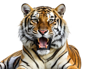 Fototapeta premium Roaring Bengal Tiger Closeup