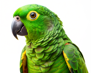 Parrot with Green Feathers