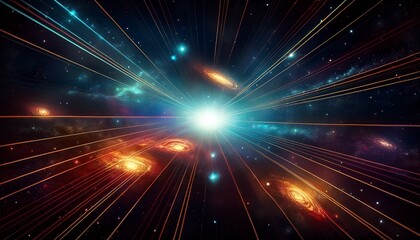 Obraz premium abstract spiral galaxy