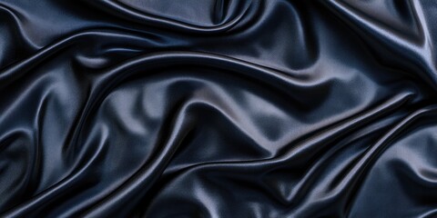 Fototapeta premium Dark, Draped Fabric Texture