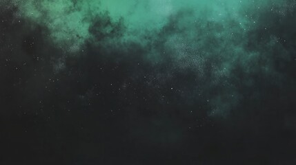 Fototapeta premium Mysterious swirling nebulae fill the inky space above.