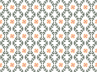 Seamless floral pattern design vector illustration, Liberty ditsy print, botanical design, ornaments, Fabric print pattern.