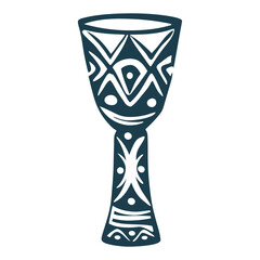 Minimalist Kwanzaa Unity Cup Kinara Icon - Kwanzaa – Unity cup (Afrocentric minimalism)