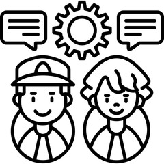 Consulting Icon Vector Element
