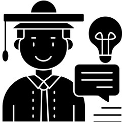 Graduation Icon Vector Element