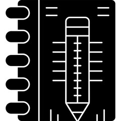 Notebook Icon Vector Element