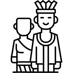 Prehistoric Man Icon Vector Element