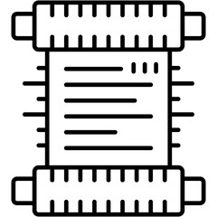 Scroll Icon Vector Element