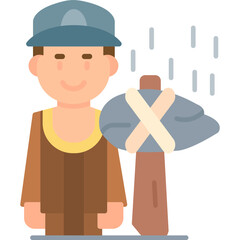 Stone Age Icon Vector Element