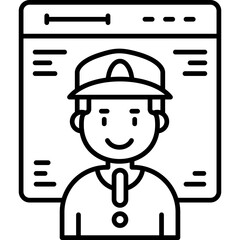 Access Denied Icon Vector Element