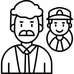 Team Lead Icon Vector Element