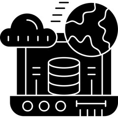 Big Data Icon Vector Element