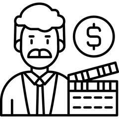 Actor Icon Vector Element