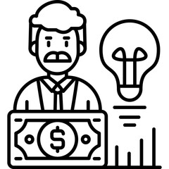 Money Idea Icon Vector Element