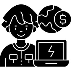 Gamer Icon Vector Element