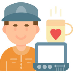Freelance Icon Vector Element