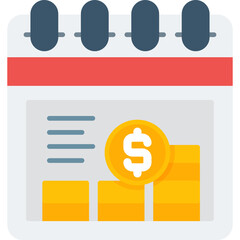 Payment Date Icon Vector Element