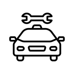Repair Service icon vector image. Suitable for mobile apps, web apps and print media.