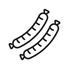 Sausage icon vector image. Suitable for mobile apps, web apps and print media.