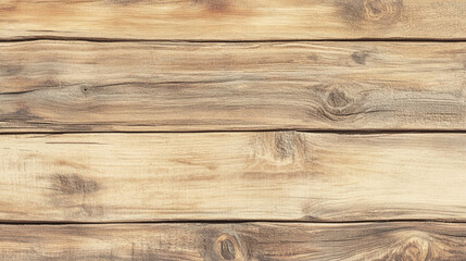 Fototapeta premium Bright rustic brown horizontal wooden wall texture background, Generative AI