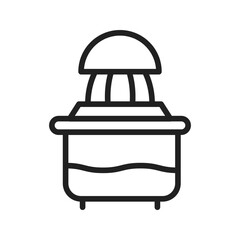 Squeezer icon vector image. Suitable for mobile apps, web apps and print media.