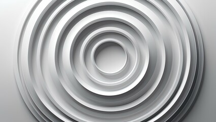 Obraz premium Concentric Circles Abstract Design