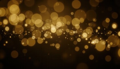 Golden and Black Abstract Background Digital Art Luxurious Aesthetic Elegant Environment High Contrast Viewpoint