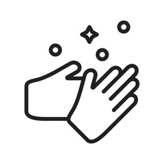 Washing Hands icon vector image. Suitable for mobile apps, web apps and print media.