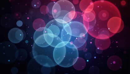 Dynamic Circles with Shadows Generative Art Background Abstract Design Digital Art Colorful Environment Artistic Concept