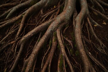 Close-Up Of Tree Roots