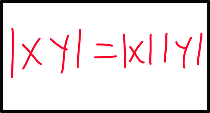 math formula, Inequality with Absolute Value, Properties of absolute value, basic calculus